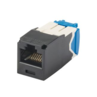 PANDUIT CATEGORY 6A ,UTP, RJ45, 10 GB-S, 8-POSITION, 8-WIRE UNIVERSAL MODULE, AVAILABLE IN BLACK